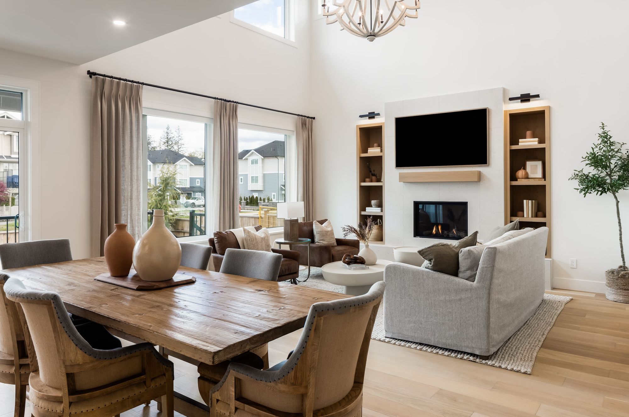 living room photography