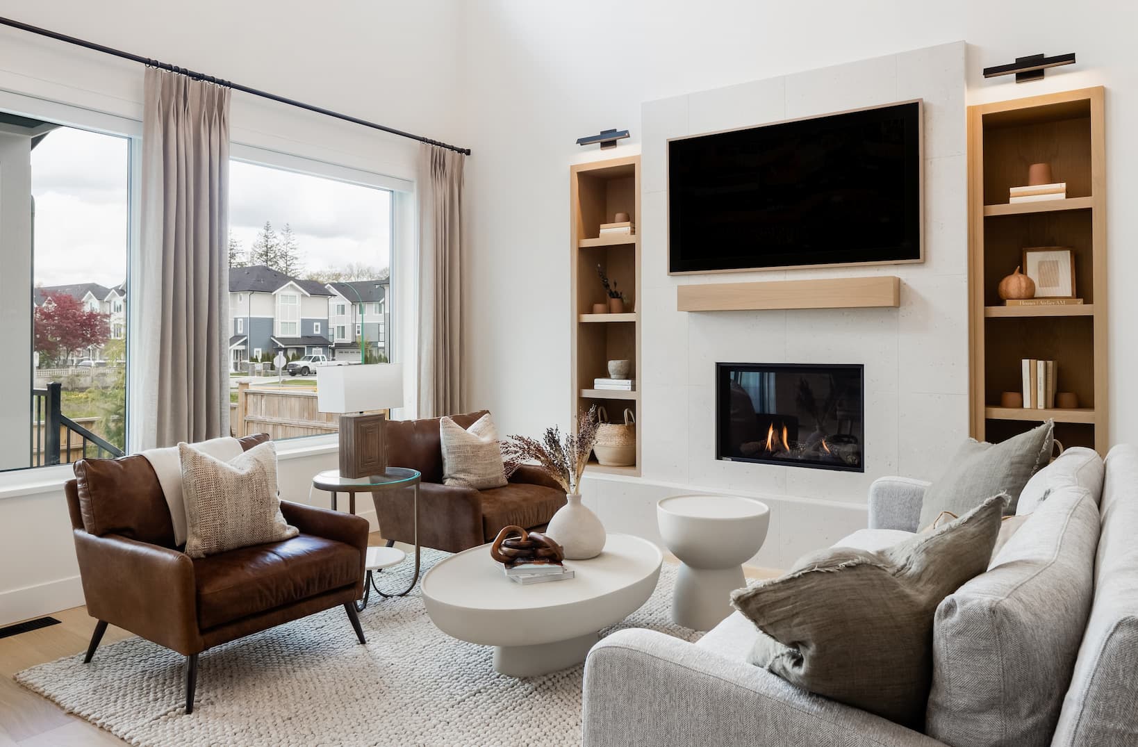 living room photography